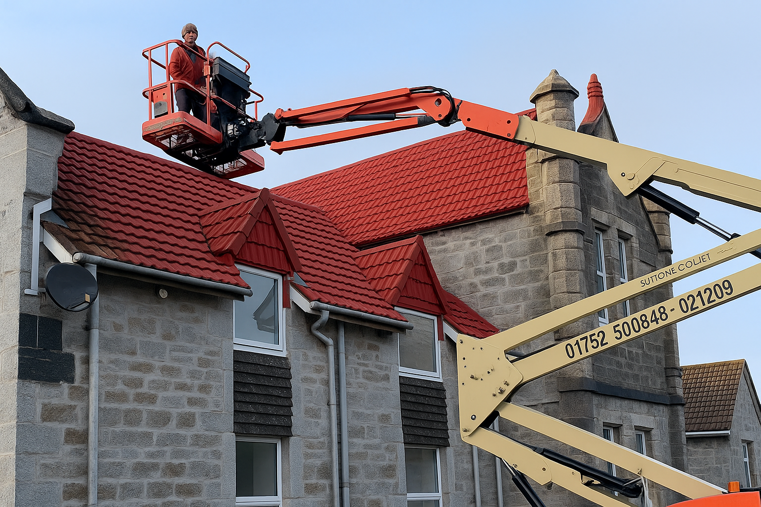Residential extension under construction